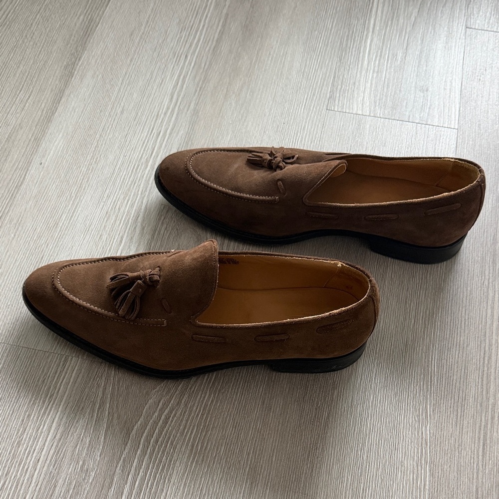 Brown Suede Men's Loafers